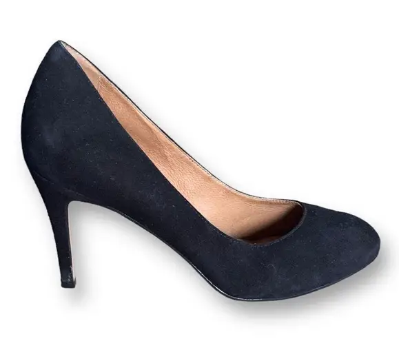 Corso Como Shoes Black Suede Round Toe Stilettos Pumps Size 11