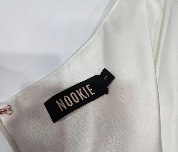 Nookie Emelie Strapless Gown in White