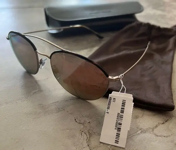 Giorgio Armani 55mm Aviator Sunglasses in Original Case New with Tag