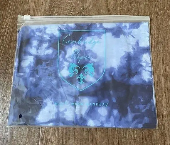 NEW Cambridge Proper multiwear bandeau blue 10 ways to style One Size Head wrap