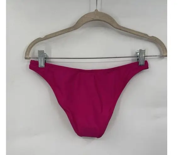 J. Crew Heritage 1989 High Leg Bikini Bottom Women XS Pink NEW Resortwear Beachy