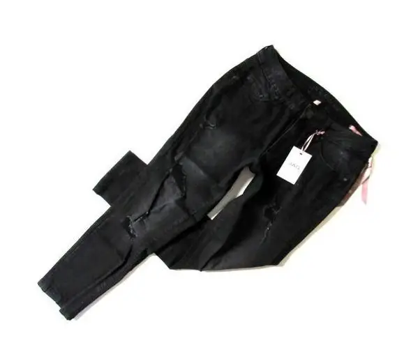 Jag jeans NWT Sally Skinny Ankle in Black Distressed Low Rise Stretch Jeans 6