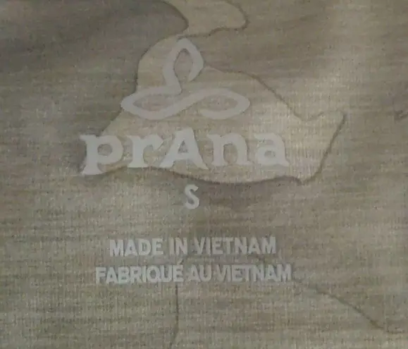 prAna Layna Brami Adjustable Sports Bra Sage Camo Green Yoga Barre S New