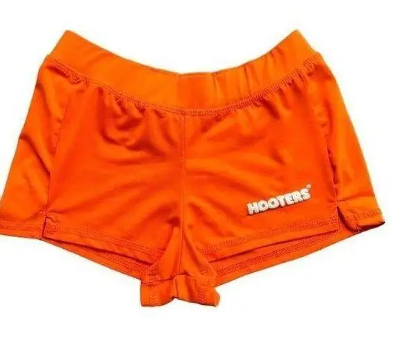 Hooters 🔃 Logo Orange Waitress Uniform Shorts