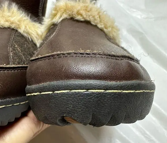Jambu Eskimo brown faux fur lined winter boots sz 7.5