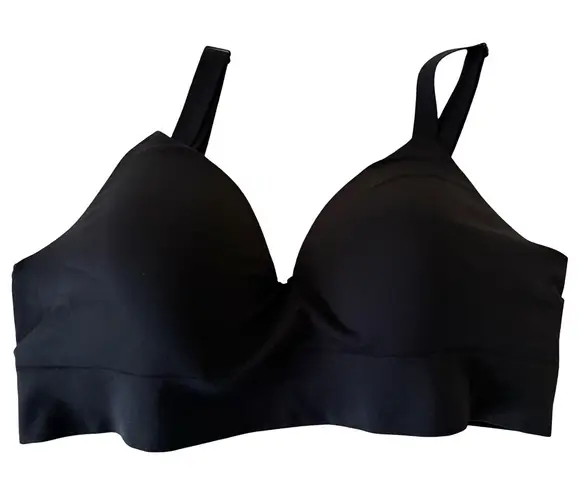 Truekind Supportive Comfort Wireless Shaping Bra XL Black Lift Wide Band 10210 - Image 1