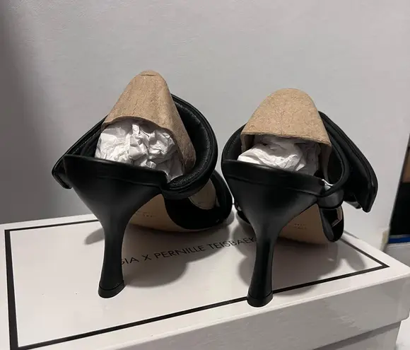 Gia Borghini Gia x Pernille Perni 03 Two-Strap Padded Leather Sandals classic stylish chic