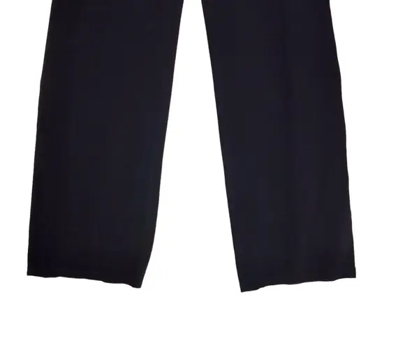 Sweaty Betty Black High Rise Wide Leg Yoga Lounge Pull-On Trouser Pants