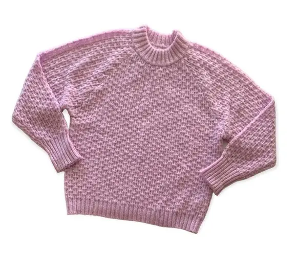FRNCH Paris Nordstrom Lavender Norhen Fuzzy Knit Sweater Small/Medium