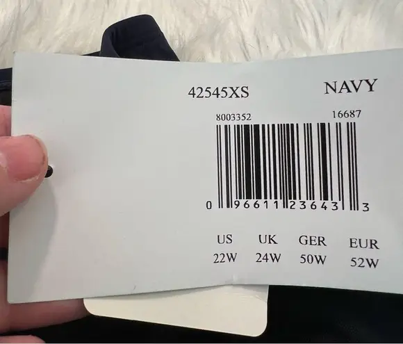 Penbrooke Swimsuits Tummy Control Swim Bottom Navy Blue Size undefined