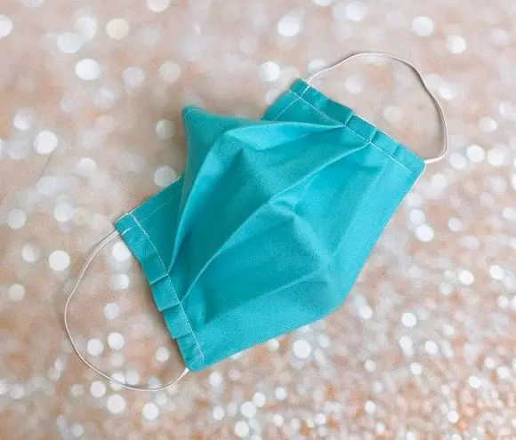 Turquoise Tiffany Blue Face Mask Premium Cotton Face Mask