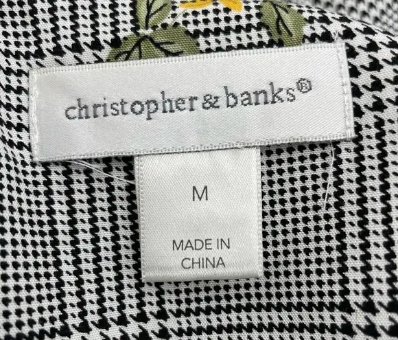 Christopher & Banks 5 for $25! Last‎ Chance!  Lightweight Jacket Houndstooth