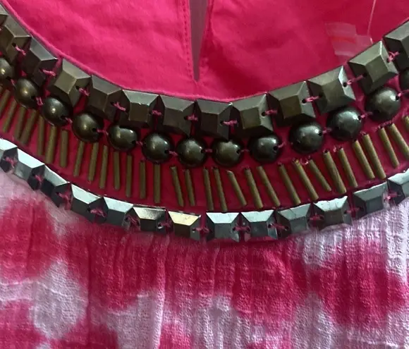 Boston Proper NWT Tie Dye Embellished Shift Dress