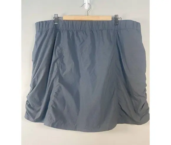 prAna Arch Skort Plus Chalkboard Gray Athletic Size 3X Outdoor Athleisure NWT