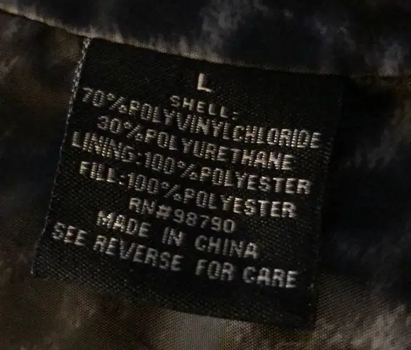 Dollhouse Outerwear Faux Leather Black Moto Jacket Large L