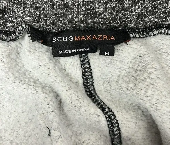 BCBGMAXAZRIA  Heather Gray Joggers Branded Waistband Size M