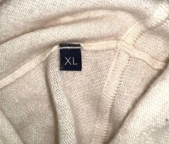 Harmont & Blaine Cowl Neck Merino Wool Cashmere Cream Sweater XL