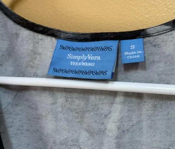 Simply Vera VERA WANG Black&White Dress Size Small