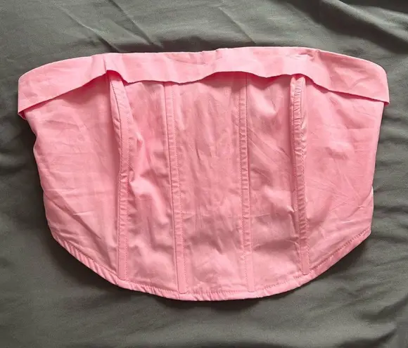 PacSun  pink corset top. Size Small. Only worn once, perfect condition!