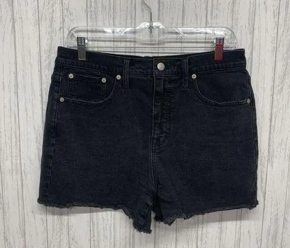 Madewell Womens Size 29  High Rise Denim Shorts Black EUC