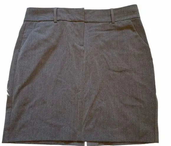 Old Navy  Pencil Skirt Gray Back Slit