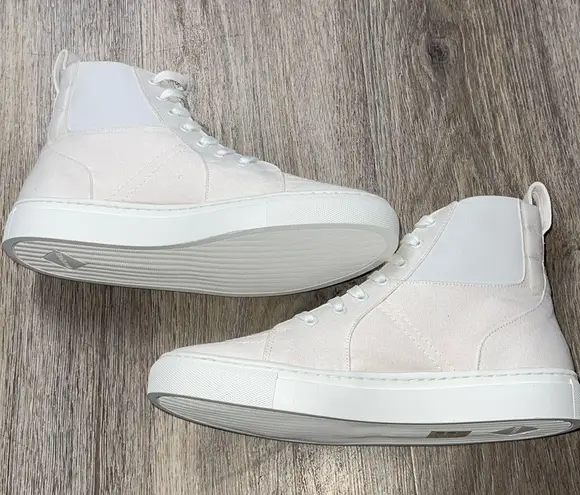 Thakoon High Top Pull On Lace Sneakers Size 9 White