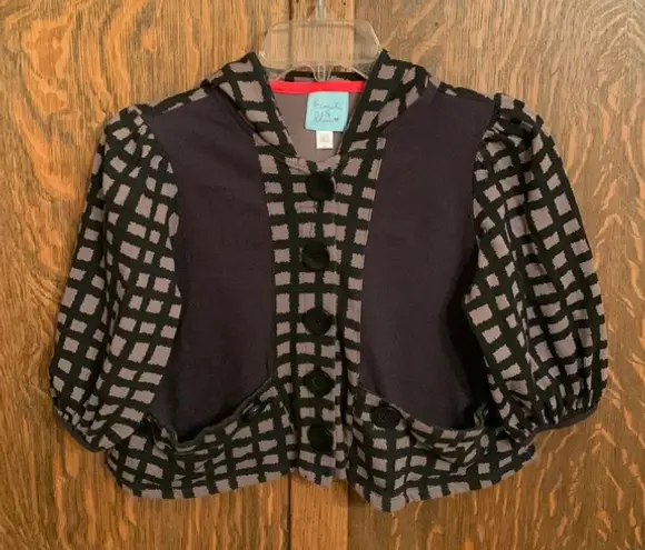 Kimchi Blue Kimchi & Blue Urban Outfitters Y2K chunky button down top crop cardigan small S - Image 1