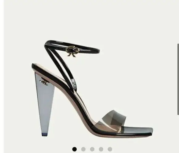 Gianvito Rossi  Odyssey Heel Squared Toe Sandal 37