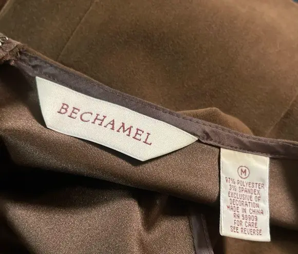 Vintage Bechamel Fall Maxi Dress 90’s Size Medium Phoebe Miss Honey thanksgiving Brown