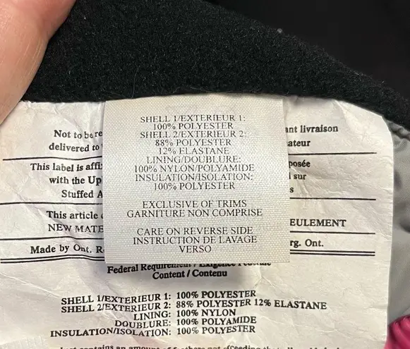 Marmot Vest Hot Pink & Black Women’s Kitzbuhel Quilted Vest Sz M EUC