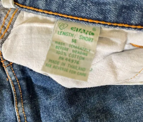 Vintage 80s 90s Gitano Denim Skirt 15W x 24L Medium Wash Size Medium Wash Jean