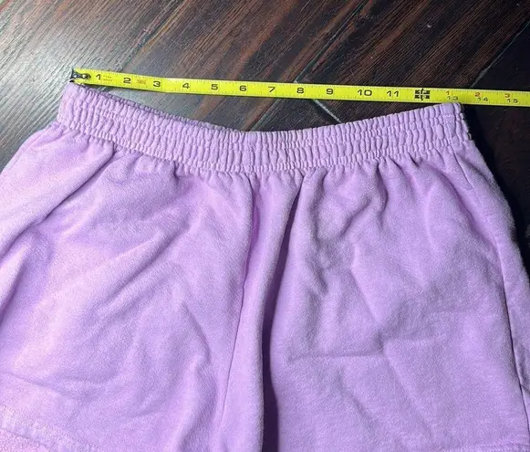 Los Angeles Apparel Elastic waist heavy cotton shorts , summer basic casual