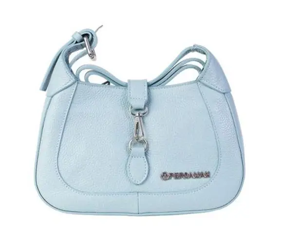 Persaman New York Genuine Italian Leather Bag, Brittany in Blue New w/Tag