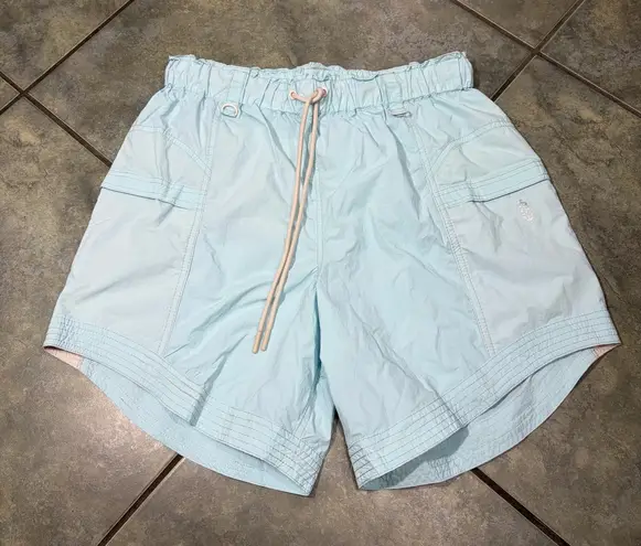 FP Movement by Free People Blue In The Wild Hiking Utility Shorts Sz M Gorpcore Size M