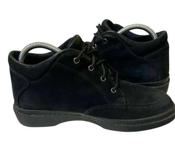 Easy Spirit Anti-Gravity Women's Black Lace-up Walking Shoes SZ 6 Esdora Nubuck