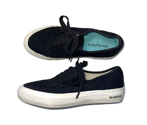 Seavees Legend Wintertide Black Wool Sneakers