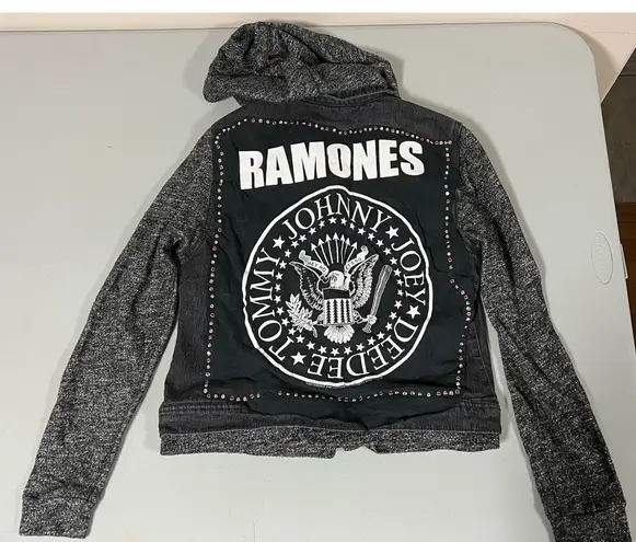 Ramones Black Studded Spiked