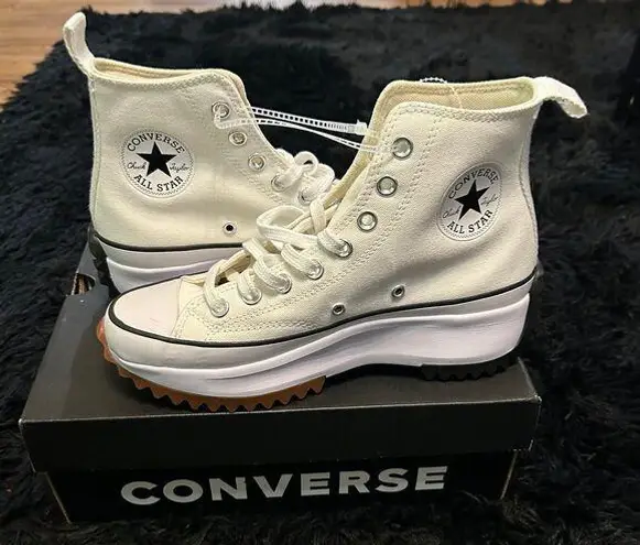 Converse Run Star Hike Canvas Platform shoes sneakers women’s 8 new