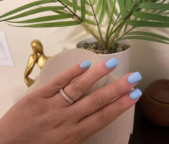 Sterling Silver SIZE 6 925 Stackable Round Dazzling Pink Cubic Zirconia Ring