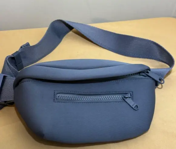 Dagne Dover  Ace Neoprene Belt Bag Fanny Pack in Ash Blue LIMITED EDITION