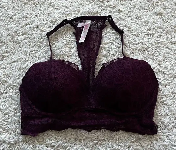 PINK - Victoria's Secret Victoria's Secret Pink Push Up bralette Marroon size small (aa-c)