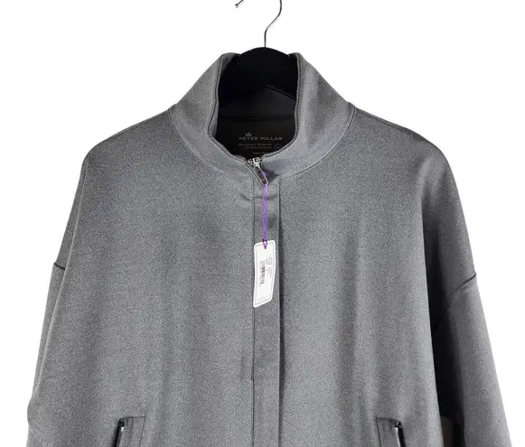 Peter Millar NEW  HIdden Full Zip Sun Protection Golf Jacket Gray Size S