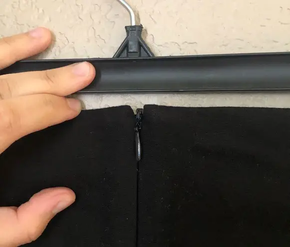 Neiman Marcus  Black Leather Skirt