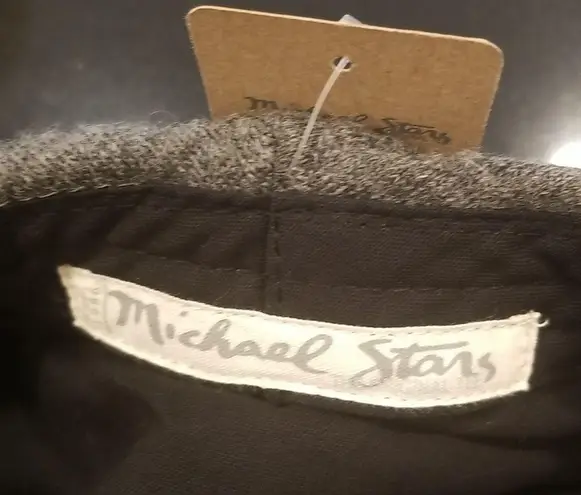 Michael Stars 💕💕 Buckled Up Driver Hat Abalone Gray NWT