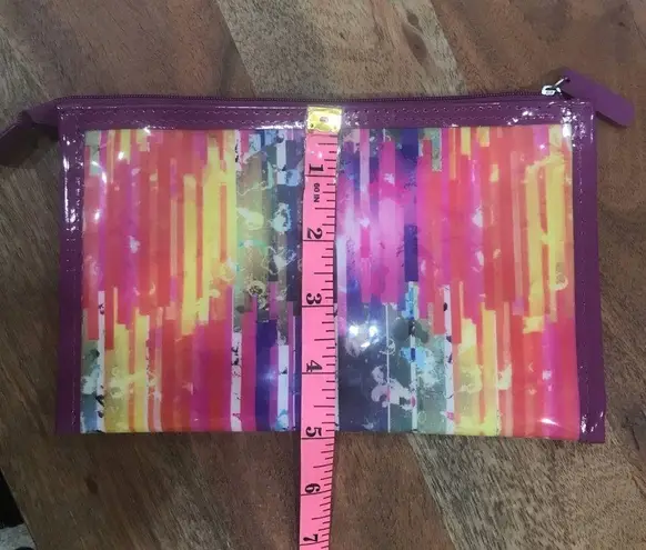 Sephora Makeup Bag Unused plastic rainbow pride travel bag cosmetic new