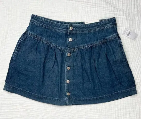 American Eagle *NWT*  Super Hi-Rise denim button up skirt -Size 16 (33 waist)