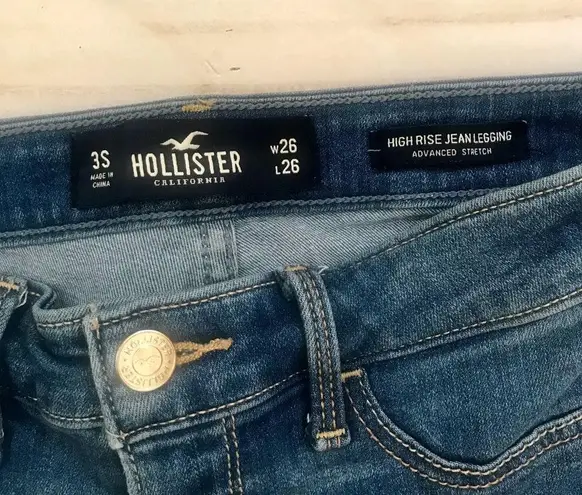 Hollister 3S High Rise Jean Legging Advanced Stretch 