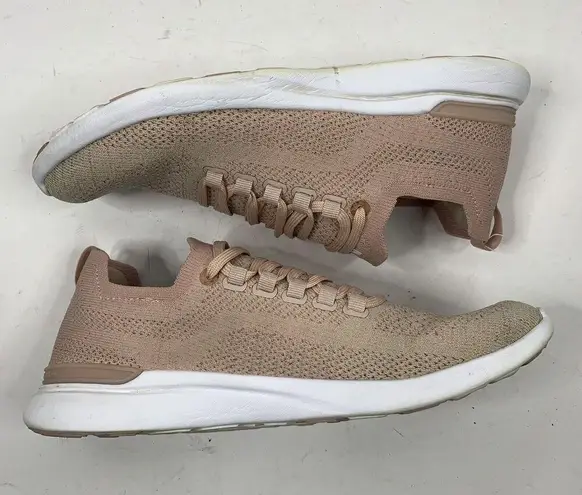 APL Size 9 Sneakers Athletic Propulsion Labs Techloom Breeze Metallic Knit Mesh