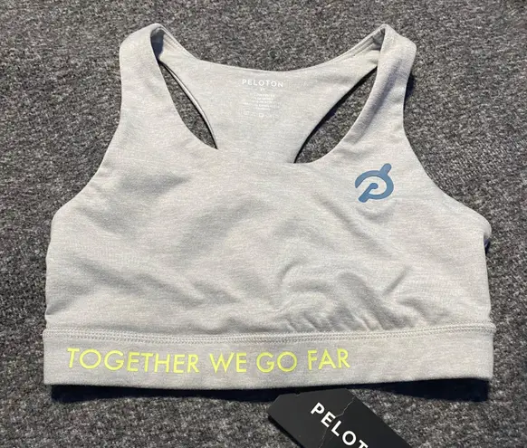 Peloton NEW Heathered Strappy Bra Size XS Grey