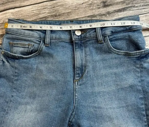 DL 1961 Women's Florence Cropped Instasculpt Skinny Perry Jeans 27 Medium Blue